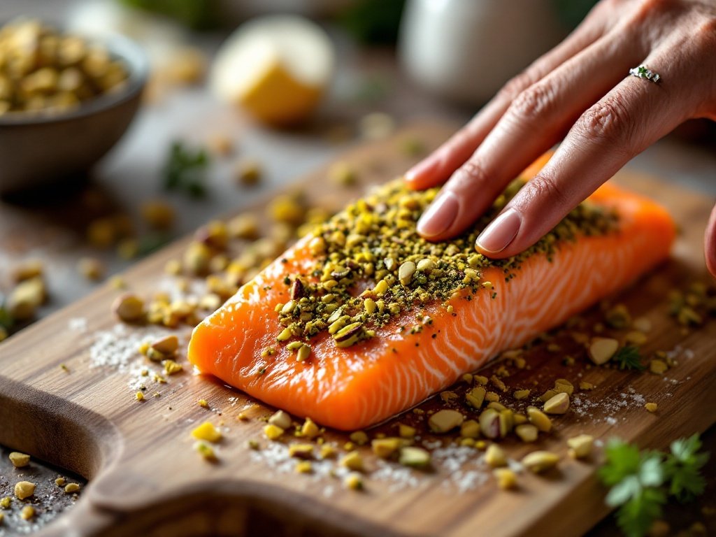 Pistachio-Crusted Salmon