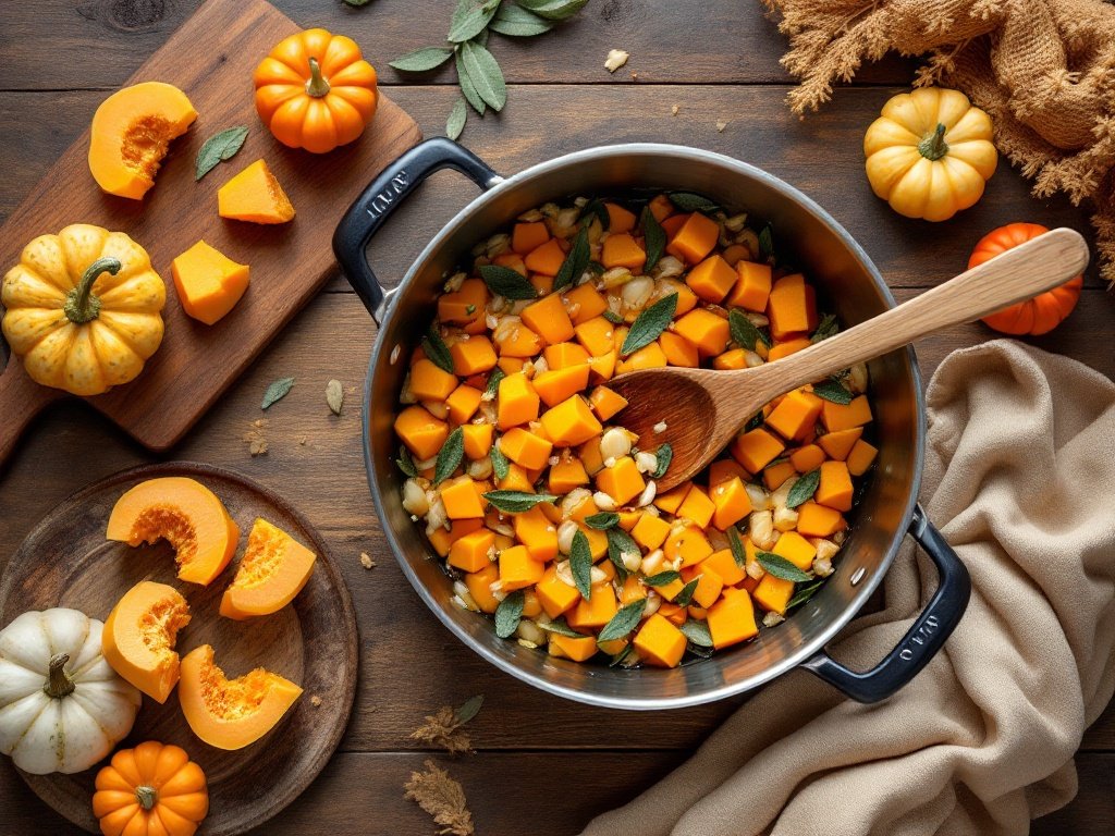 Butternut Squash Soup with Sage