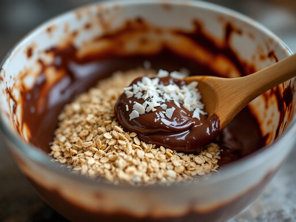 No-Bake Chocolate Peanut Butter Nests