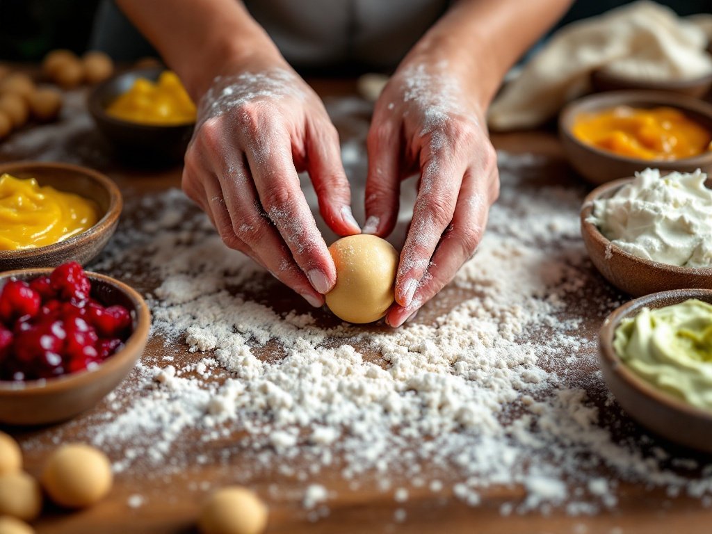 Thumbprint Cookies with Assorted Fillings