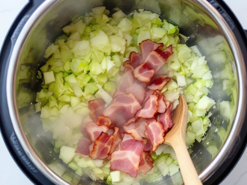 Instant Pot Cabbage with Bacon