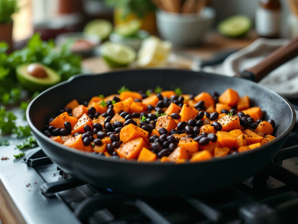 Sweet Potato and Black Bean Tacos