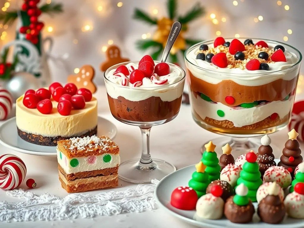 no-bake Christmas desserts